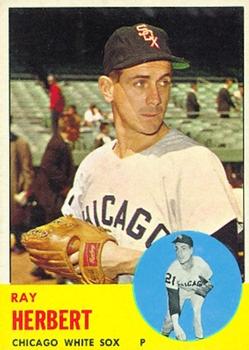 1963 Topps Baseball Cards      560     Ray Herbert
